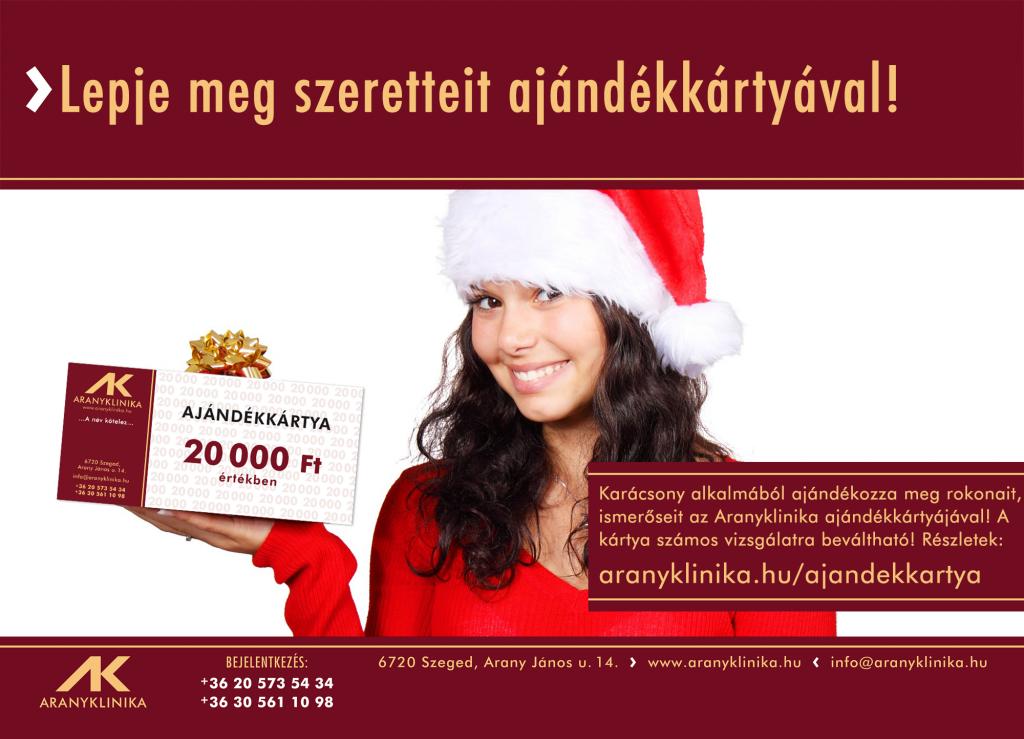 Lepje meg szeretteit ajándékkártyával!