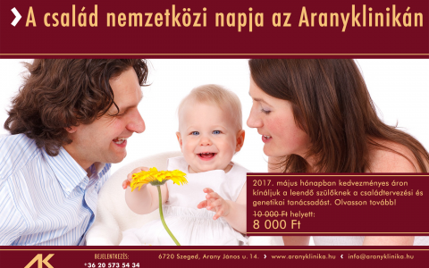 A család nemzetközi napja az Aranyklinikán