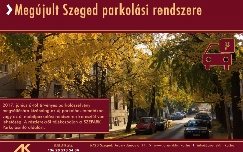 Megújult Szeged parkolási rendszere