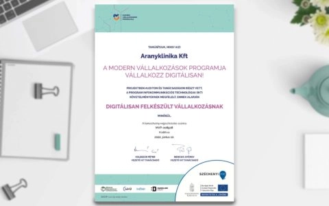 Digitálisan Felkészült Vállalkozás lettünk!