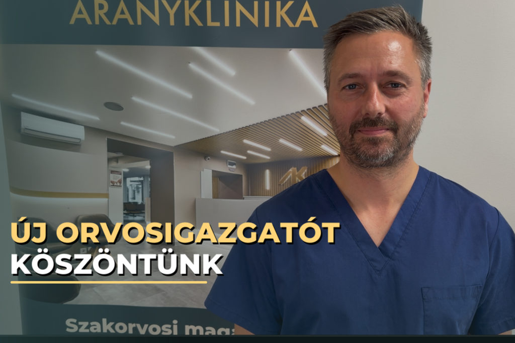 Új orvosigazgatót köszöntünk az Aranyklinikán!