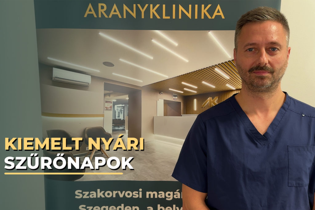 Kiemelt nyári szűrőnapok az Aranyklinikán
