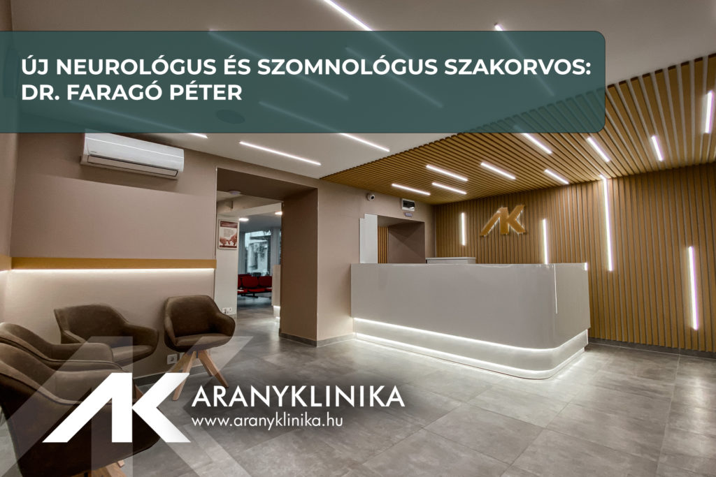 Új neurológus, szomnológus: Dr. Faragó Péter