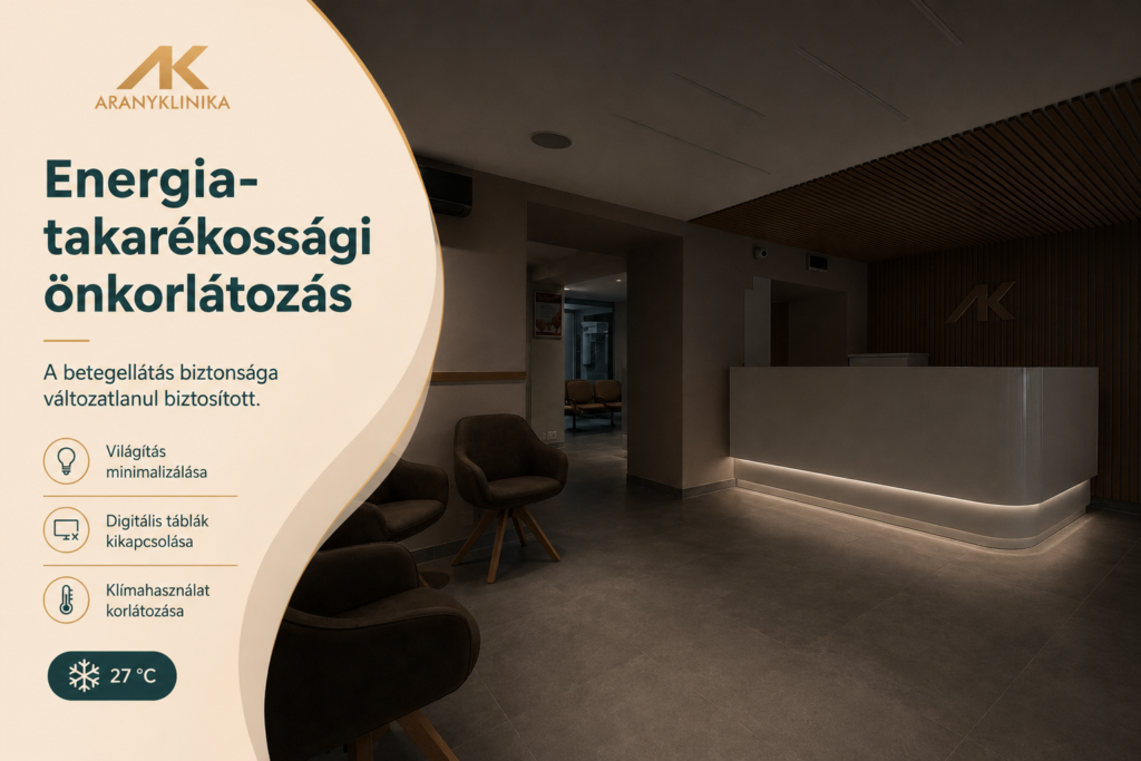 Tájékoztatás villamosenergia-takarékossági intézkedéseinkről