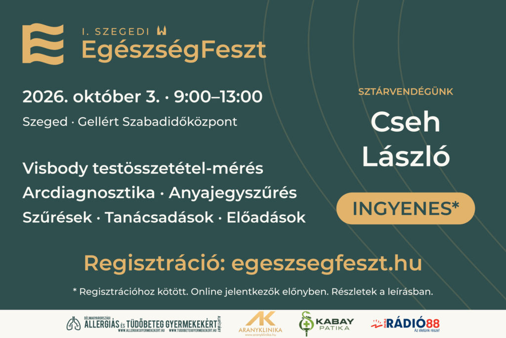 Jön az I. Szegedi EgészségFeszt! Fókuszban az allergia és az asztma